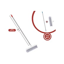 FLORA FT508 KROM MOP SAPI VE YUMUŞAK YER FIRÇASI F163