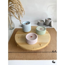 Yuvarlak Doğal Ahşap Sunum Tabağı Ayaklı Düz Ahşap Sunumluk Beyaz Çam Çap:28cm Yük:6,5cm Ş