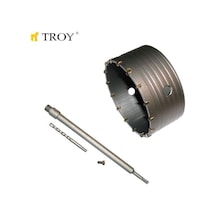 TROY 27469 Elmas Beton Panç (Ø 100mm) + Adaptör (400mm)
