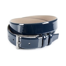 Deepsea Lacivert Klasik Suni Deri Erkek Kemer 1701351 Lacivert