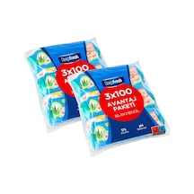 Deep Fresh Islak Mendil 3x100'lü x 2 Adet 600 Yaprak 2'li Set