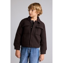 Defacto Polo Yaka Tafta Mont Erkek Çocuk H0439a826aubn115 Kahve-bn115