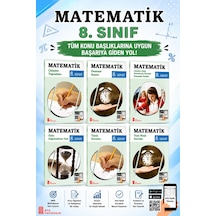 8.sınıf Matematik Süper Set Ders Çalışma Yaprakları 6 Kitap