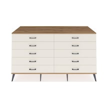 Kronos Konsol 10 Çekmeceli 176x59x99 Antrasit-çam/aytaşı Atlas Çam/aytası - Antrasıt