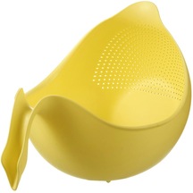 Suntek Pirinç Yıkama Elek Mutfak Aletleri Sebze Sepeti Sarı Sarı