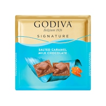 Godiva Tuzlu Karamelli Sütlü Çikolata Kare 60 G - 8 Adet Tarı