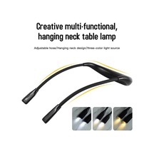 Ebitda Boyun Okuma Işığı Led, Gece Koşu Işığı, Şarj Edilebilir, Su Geçirmez, Siyah Siyah