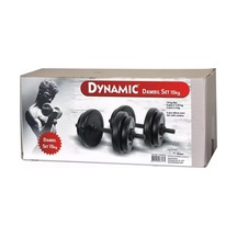 Dynamic Vinyl Dambıl Set 15 KG Siyah