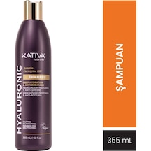 Kativa Hyaluronic Shampoo 355 Ml - Derin Nem Sağlayan Kırılma Önleyici Şampuan