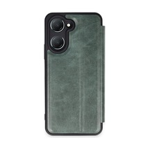 Vivo Y18 Kılıf Flip Cover - Koyu Yeşil 0.2M-Çok Renkli