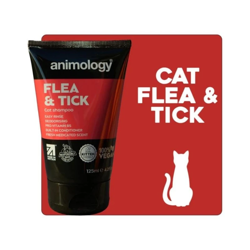 Animology Flea Tick Kene Ve Pire Önleyici Kedi Şampuanı 125 Ml