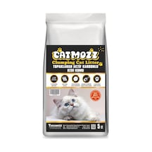 Catmozz Aktif Karbon Topaklaşan Bentonit Kedi Kumu 5 L