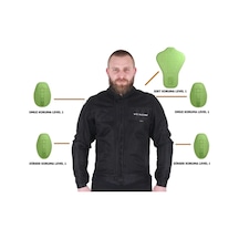 Venom Urban Motosiklet Montu Erkek Siyah Motorcu Montu