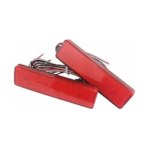 Leasetake Arka Tampon Reflektör Işığı Fren Lambası Renault Trafic Master Nissan Primastar Opel Vauxhall Movano Kırmızı