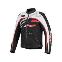 Alpinestars Axton Korumalı Motosiklet Montu Siyah Beyaz