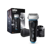 Braun Series 8 Erkek Tıraş Makinesi, 3+1 Tıraş Başlığı, Hassaslık İçin Elektrikli Tıraş Makinesi Ve Düzeltici, Temizleme Ve Şarj İstasyonu, Li-ion Pil 60 Dakika, Islak Ve Kuru, 8385cc, Siyah