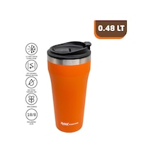 Rox Camping 0192 Kahve Termosu 0.48 Lt - Turuncu Turuncu