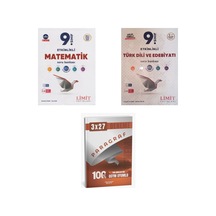 2027 Limit 9. Sınıf Matematik + Edebiyat Türk Dili Ve Edebiyatı Soru + Anla Kazan Paragraf Deneme 3'lü Set