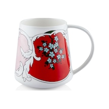The Mia Amore Red Porselen Kupa Kpa0258 340 Cc