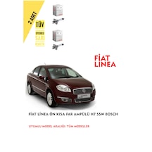 Fiat Linea Ön Kısa Far Ampülü 2 Adet Sarı Renk