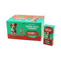 2400 Adet 1 Koli Köpek - Evcil Hayvan Kaka Torbası Pudra Kokulu - 25x35cm 5639