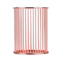 Rose Gold Şelale Kalemlik - Fırçalık Bronz Bronz