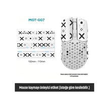 Mouse Tape Kaydırmaz Etiket Kesilebilir Yapışkanlı Mouse Kayma Önleyici Bant 150 110 Mm Mgt-007