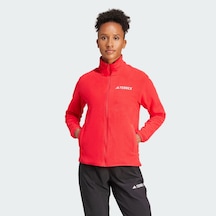 Adidas Multi Essentials Full-zip Kadın Sweatshirt C-adıjp0803b30a00 Kırmızı