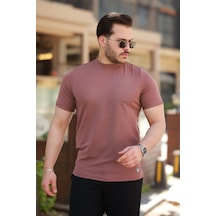 Modi Erkek Yarım Balıkçı Yaka Kısa Kollu T-shirt Açık Lacivert - Gri - Siyah
