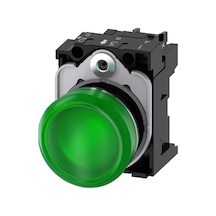 Siemens 3su1152-6aa40-1aa0 - 22mm Metal Yeşil Komple Sinyal Lambası