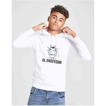 Tshirthane La Case De Papel El Profesor Baskılı Unisex Çocuk Kapüşonlu Sweat (534749474)