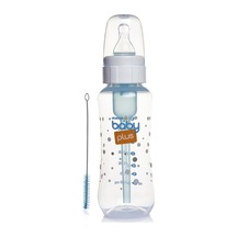 Baby Plus, Antikolik Pp Biberon, 0-6 Ay, Pp Malzeme, 240 Ml Kapasite, Gaz Önleyici Sistem Çok Renkli