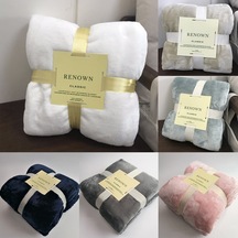 Kosona Beyaz Flanel Battaniye - Yumuşak, Isı Verici, Ofis/öğle Yatması İçin - 70x100 Cm Diğer Kosona Beyaz Flanel Battaniye - Yumuşak, Isı Verici, Ofis/öğle Yatması İçin - 70x100 Cm Diğer