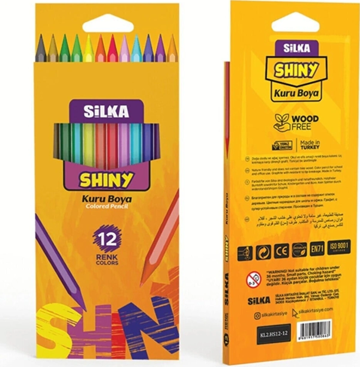Shıny Kuruboya 12 Renk 12 Renk
