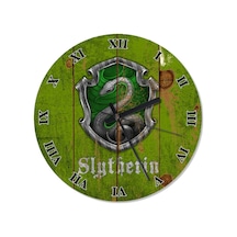 Slytherin Harry Potter Analog Duvar Saati (408136169) Çok Renkli