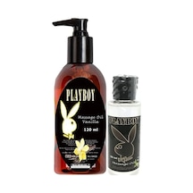 Playboy Aromaterapi Vanilya Massage Oil 120 Ml + Natural Aromalı Massage Vücut Masaj Yağı 50 Ml