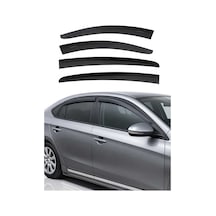 Ford Focus 5 Sedan/hb 2018-2024 Uyumlu Araca Özel Sport Style Akrilik Cam Rüzgarlığı Koyu 4 Parça