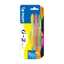 Pilot Roller Kalem Jel Mürekkepli 0.7 Mm 3 Lü Neon S/p/y G2 Çok Renkli