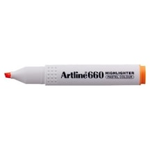 Artline Fosforlu Kalem Kesik Uç 1,0-4,0 MM (12 adet)Pastel Orange Diğer