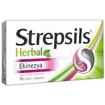 Strepsils Herbal Zencefil Ekinezya Şekersiz 16 Pastil