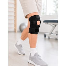 Kısa Diz Desteği Ligamentli Açık Diz Kapağı Cırtlı Ayarlanabilir Dizlik - Lisinya