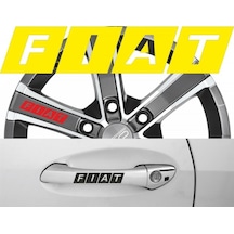 Fiat Kapı Kolu Sticker Yapıştırma 8Adet