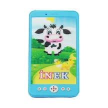 Oyuncak Telefon Oyuncak Mavi Telefon Işıklı Pllli Oyuncak Telefon