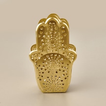 Etnik Metal Mumluk - Gold - 10 Cm Çok Renkli