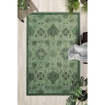Kaymaz Taban Yıkanabilir Halı Mutfak, Salon, Yatak Odası İçin Modern Dijital Baskı Halı Slnhal119 - 486 Çok Renkli