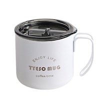 Tyeso Fiery Mug Vakumlu Paslanmaz Çelik Termal Kapaklı 350ml Renkli
