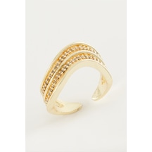 Ilkeshop Oval Zirkon Taşlı Yüzük-sarı Çok Renkli 50181930