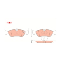 Ön Balata Astra F 91-98 Calıbra-omega-vectra A 1.8-2.0 88-95 Trw 1605808/ 1605089/ 1605911/ Wva21190