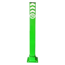 Kilitli Otopark Direği İstanbul Katlanır Otopark Kilitli Yatar Park Bariyeri 60 Cm Yeşil