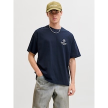 Jack & Jones Niagara Erkek Lacivert Tişört 12293422-skyc